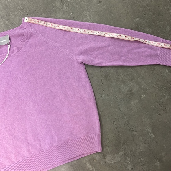 Everlane Cashmere Ballerina Sweater Mauve Pink/Lilac - Picture 12 of 12